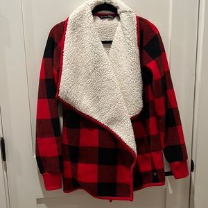 ABERCROMBIE fleece-lined, cardigan wrap. NWOT